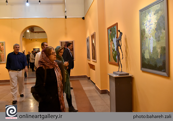 گزارش تصویری نمایشگاه آثار هادی ضیاءالدینی در مؤسسه صبا (بخش اول)